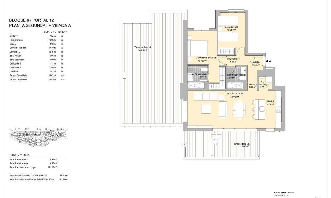 Új építésű - Tetőtéri lakás -
Casares - Casares Costa