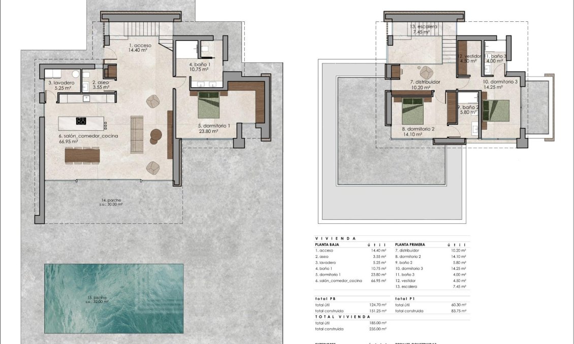 Neue Gebäude - Villa -
Pinoso - Lel