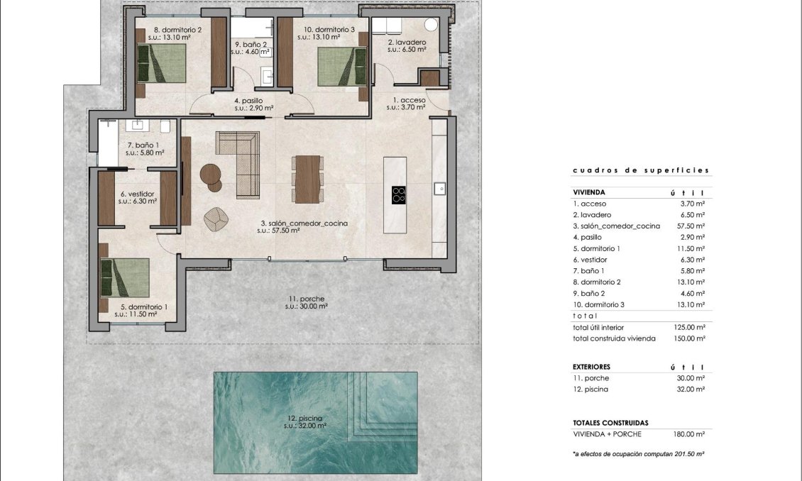 Neue Gebäude - Villa -
Pinoso - Lel