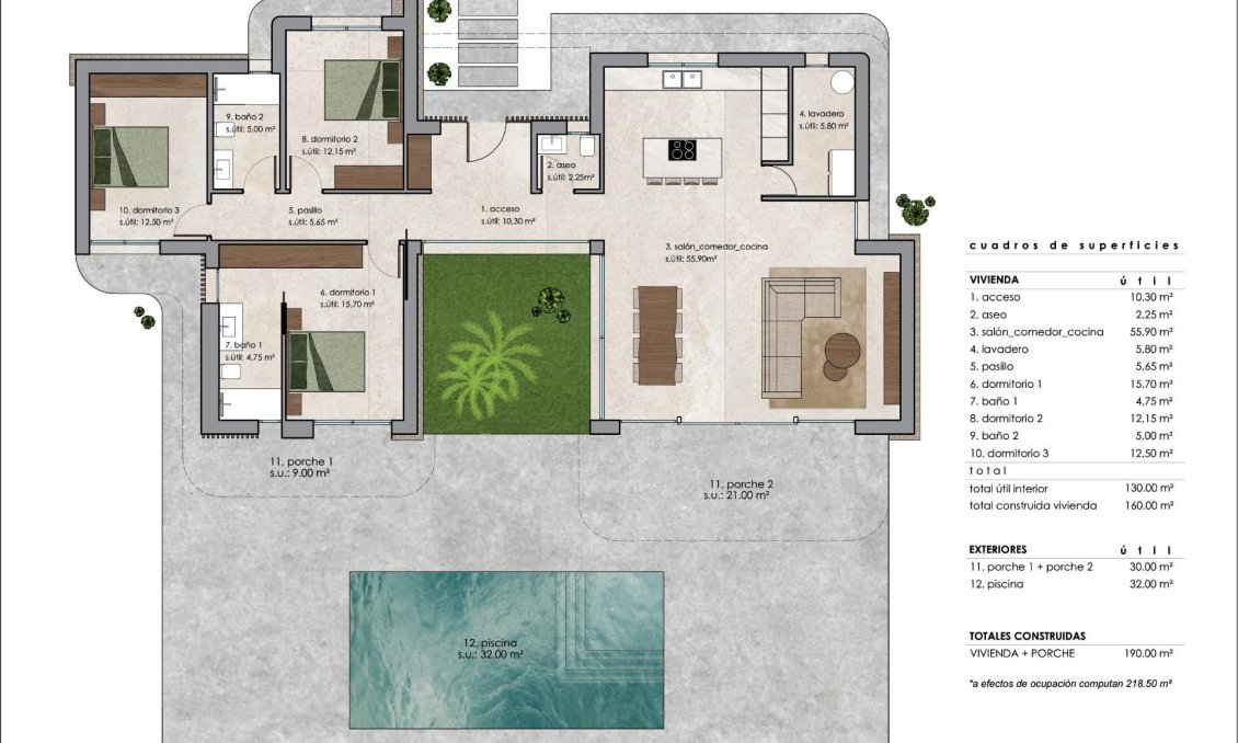 Neue Gebäude - Villa -
Pinoso - Lel