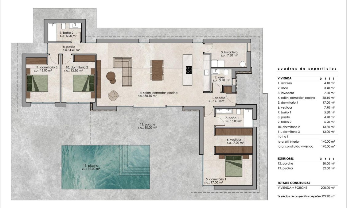 Neue Gebäude - Villa -
Pinoso - Lel