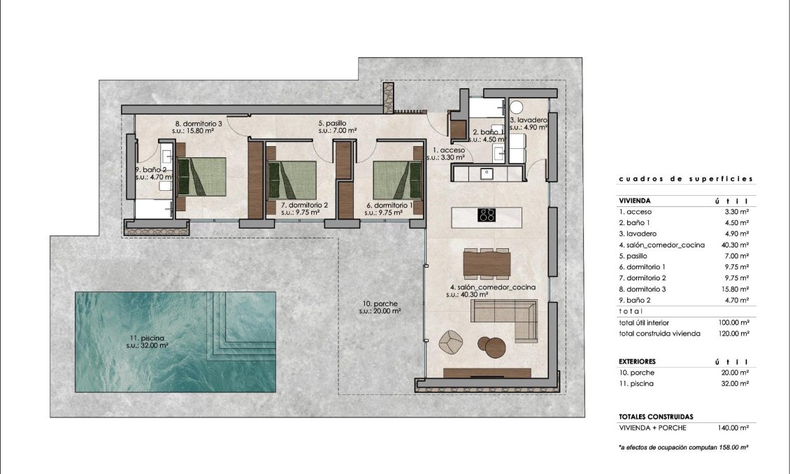 Neue Gebäude - Villa -
Pinoso - Lel