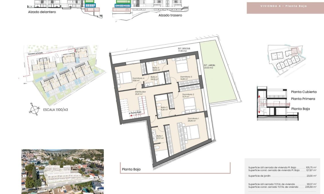 Construcție nouă - Town House -
Málaga - Pedregalejo