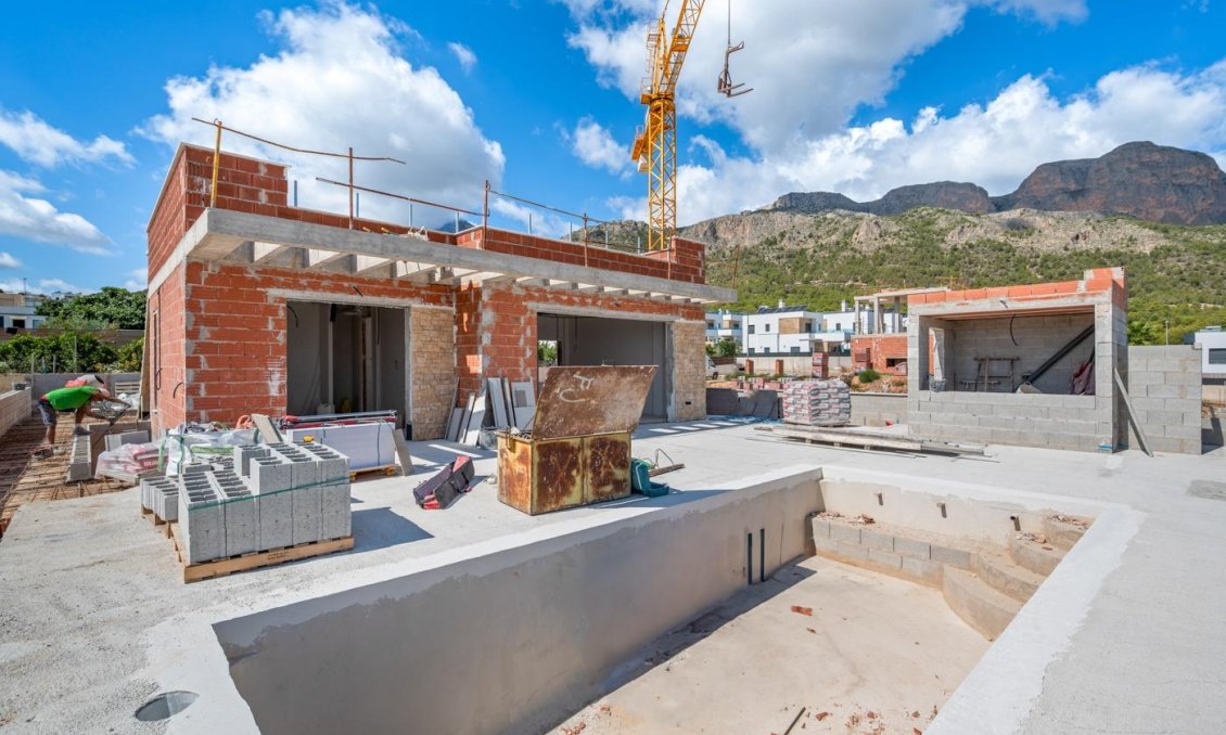 Obra nueva - Villa -
Polop - Novapolop