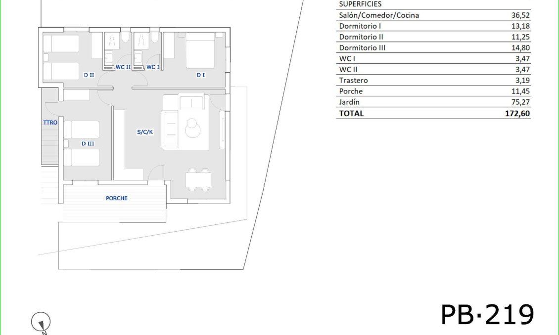 Új építésű - Bungaló -
San Miguel de Salinas - Pueblo