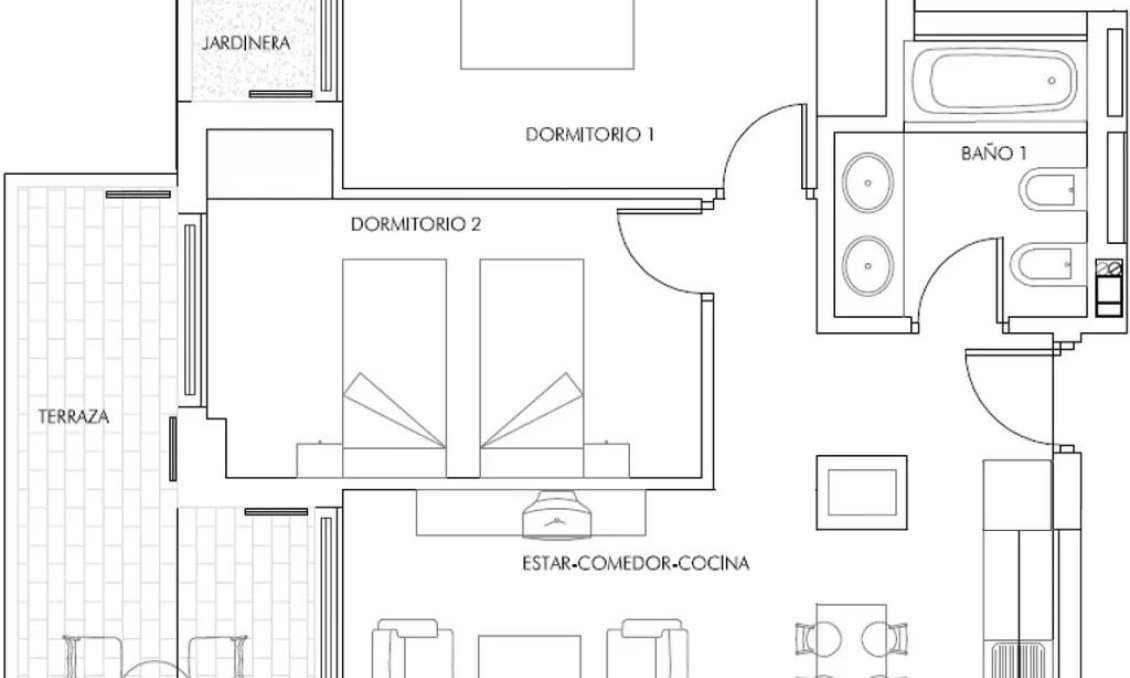 Nouvelle construction - Appartement -
Vera - Puerto del Rey