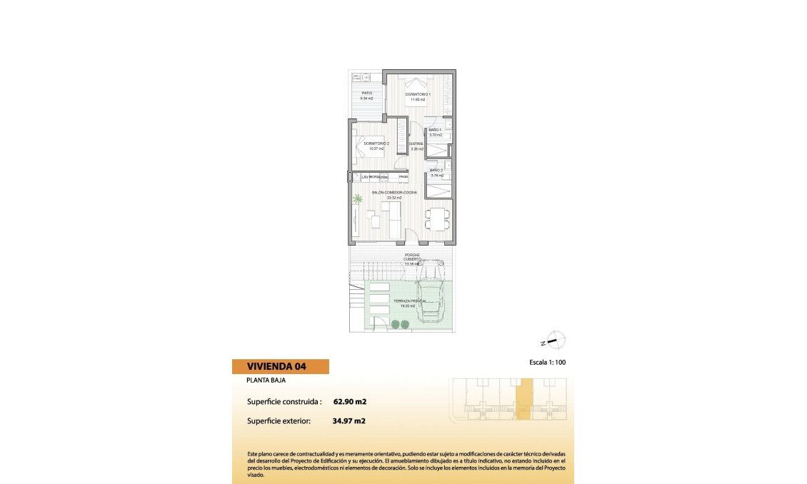 Obra nueva - Bungalow -
San Pedro del Pinatar - El Salero