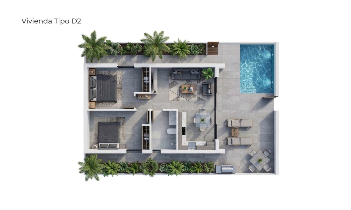 Obra nueva - Villa -
Vera - Vera Playa