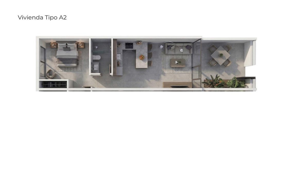 Obra nueva - Apartamento -
Vera - Vera Playa