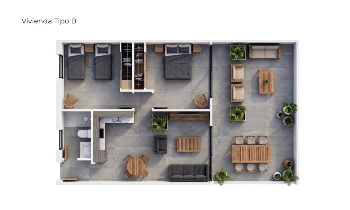 Obra nueva - Apartamento -
Vera - Vera Playa