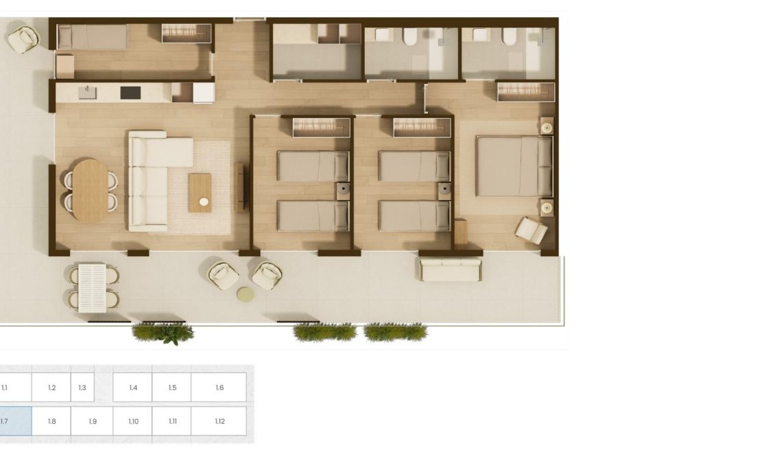 Új építésű - Apartman -
Moncofa - Playa de Moncofa