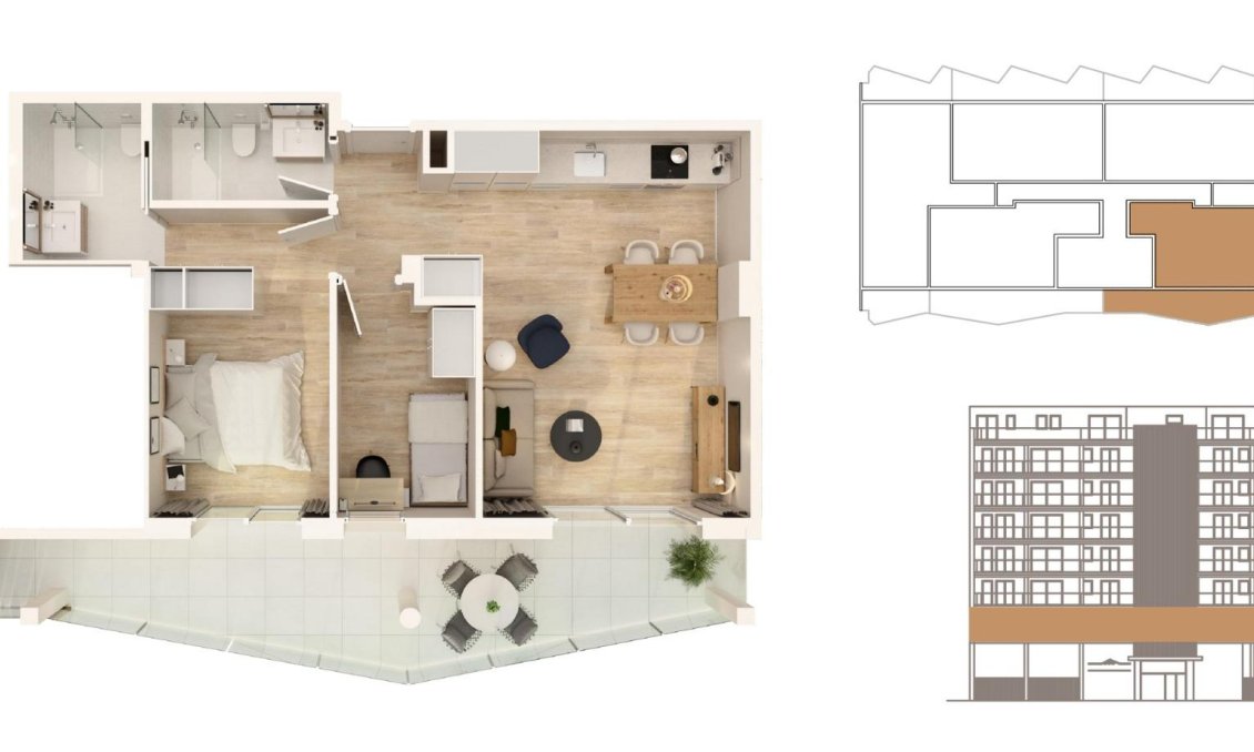 Új építésű - Apartman -
Moncofa - Playa de Moncofa