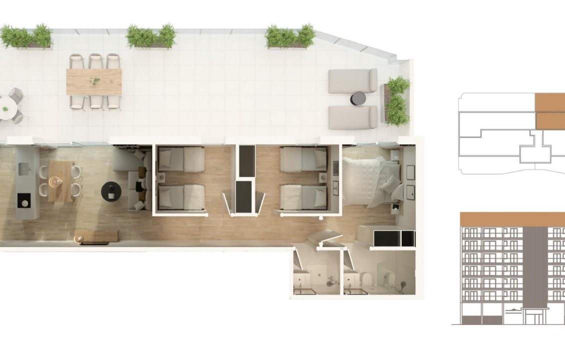 Obra nueva - Ático -
Moncofa - Playa de Moncofa