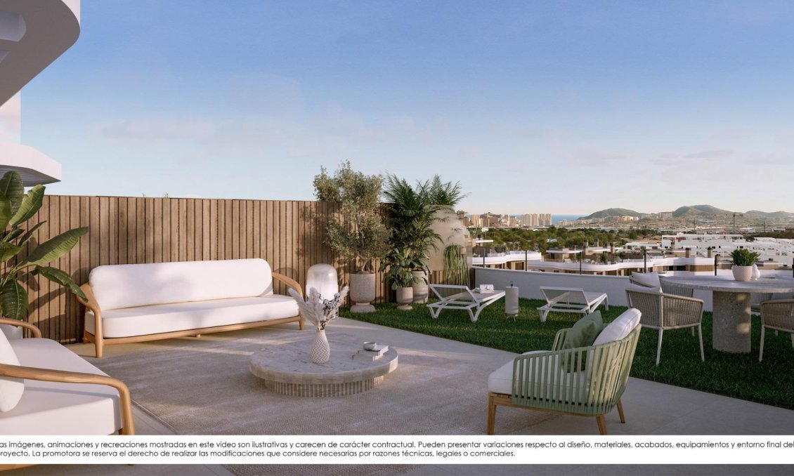 Obra nueva - Ático -
Finestrat - Campana Garden