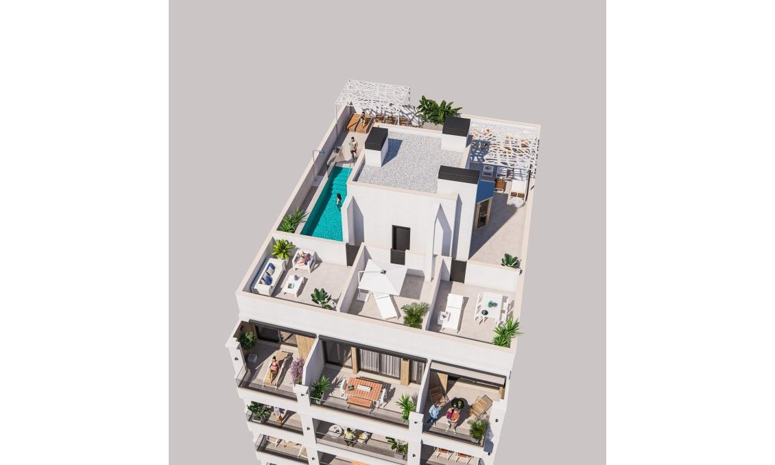 Nouvelle construction - Attique -
Torrevieja - Playa de El Cura