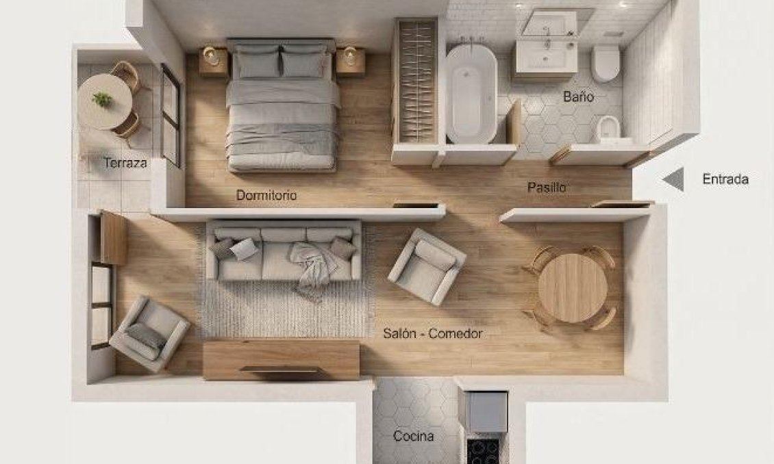 Resale - Apartment -
Torrevieja - Playa del Cura