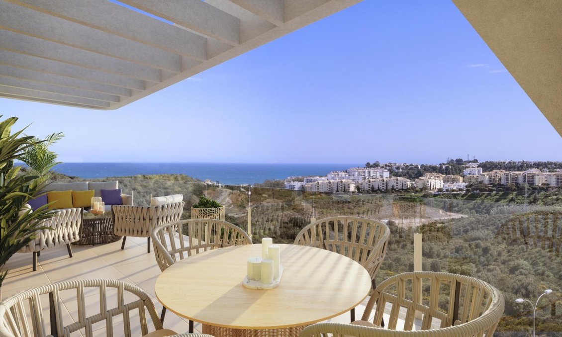 Új építésű - Tetőtéri lakás -
Mijas - Calanova Golf