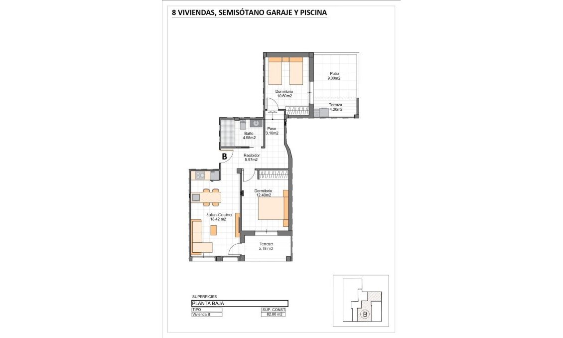 Neue Gebäude - Wohnung -
San Pedro del Pinatar - Lo Pagan
