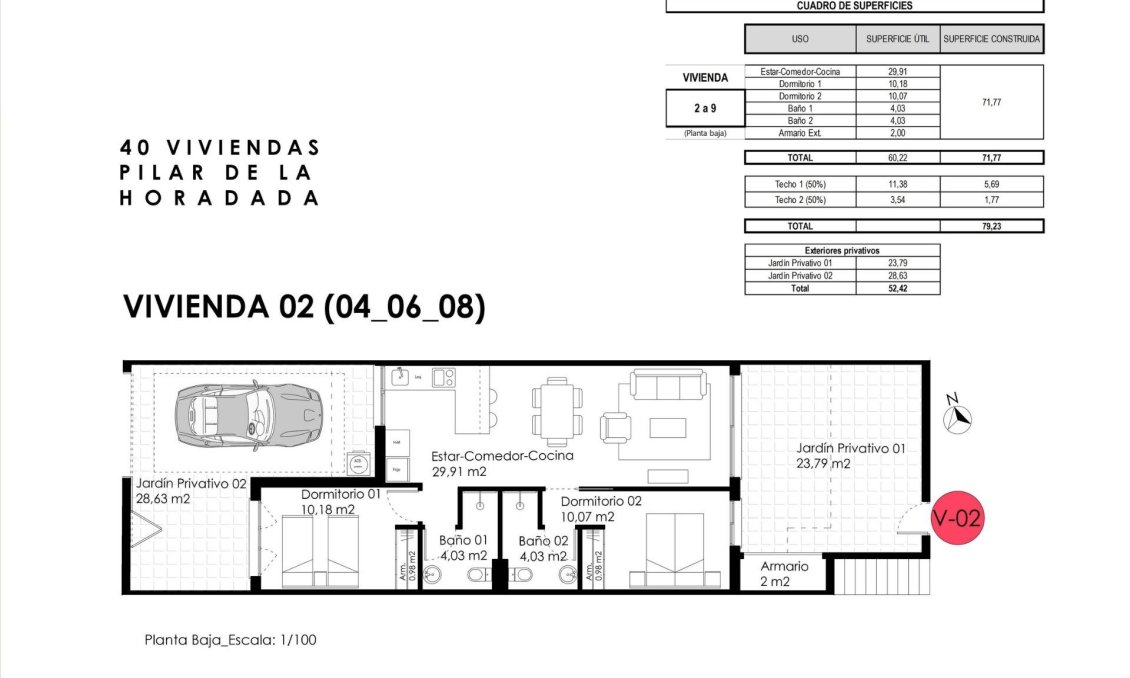 Obra nueva - Bungalow -
Pilar de la Horadada - pueblo