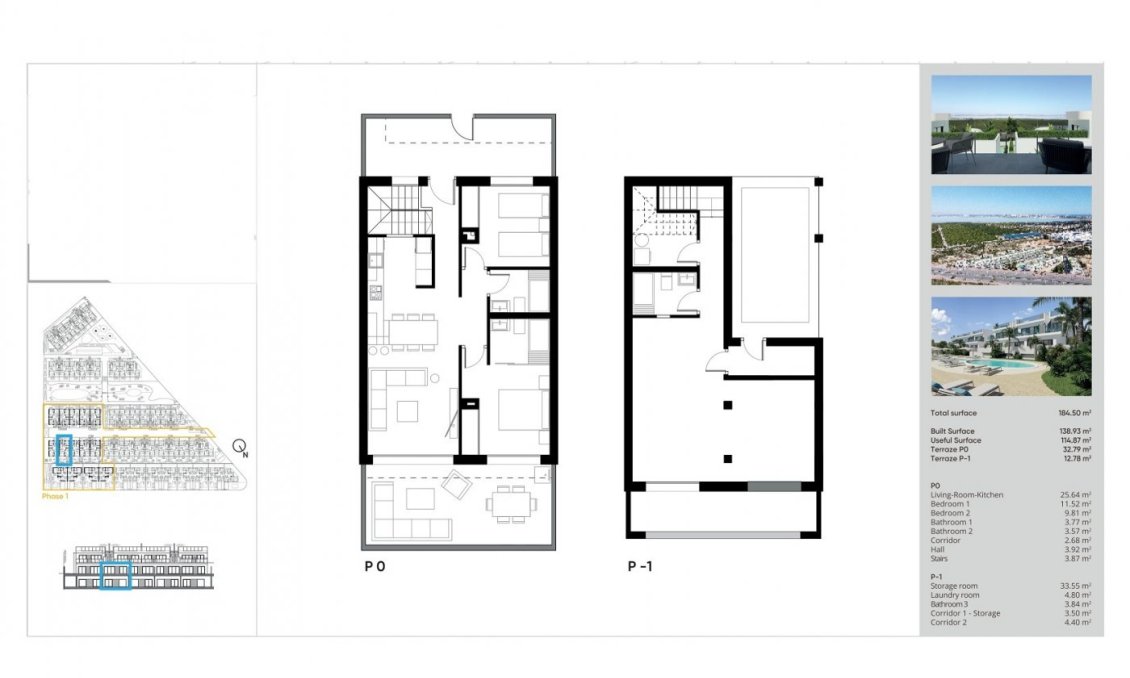 Új építésű - Bungaló -
Torrevieja - Lago Jardín II