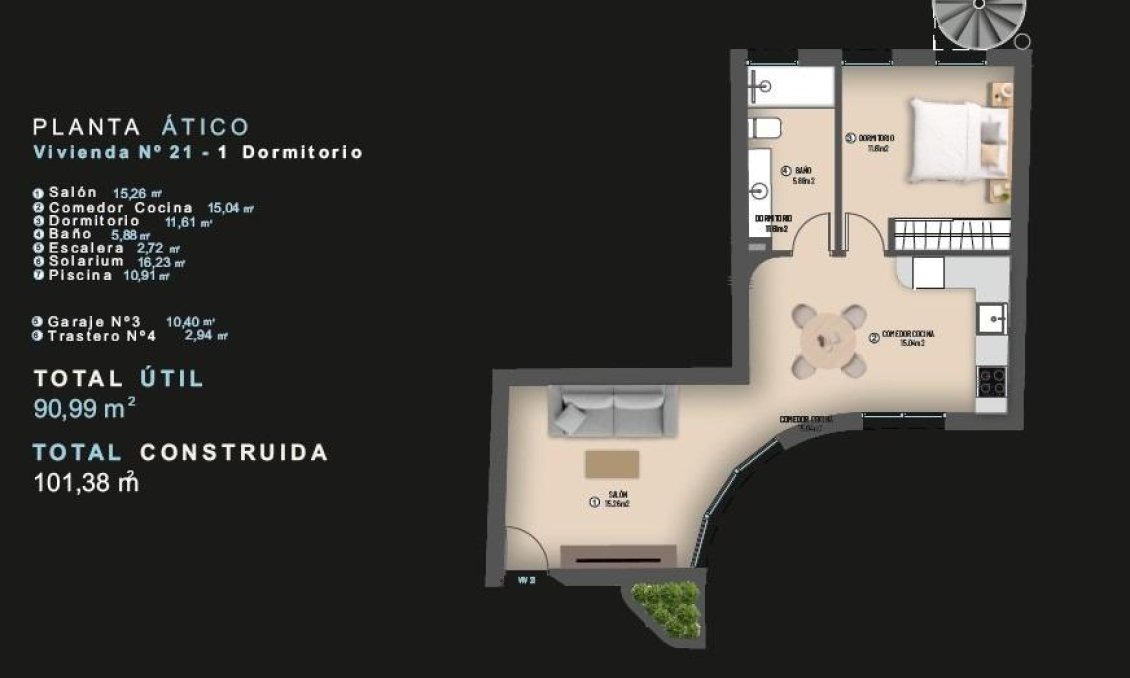 Neue Gebäude - Penthouse -
Torrevieja - Centro