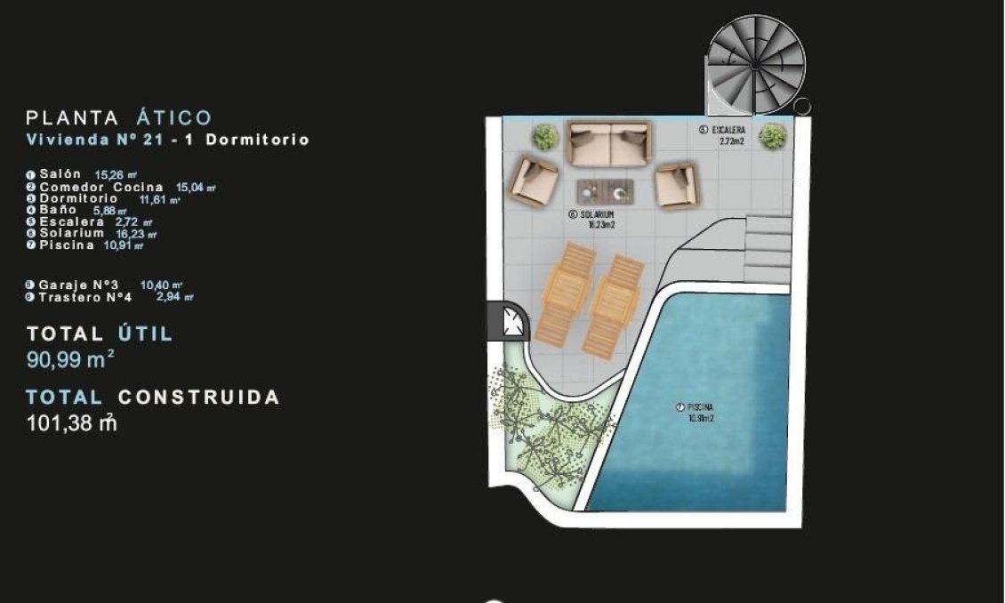 Neue Gebäude - Penthouse -
Torrevieja - Centro