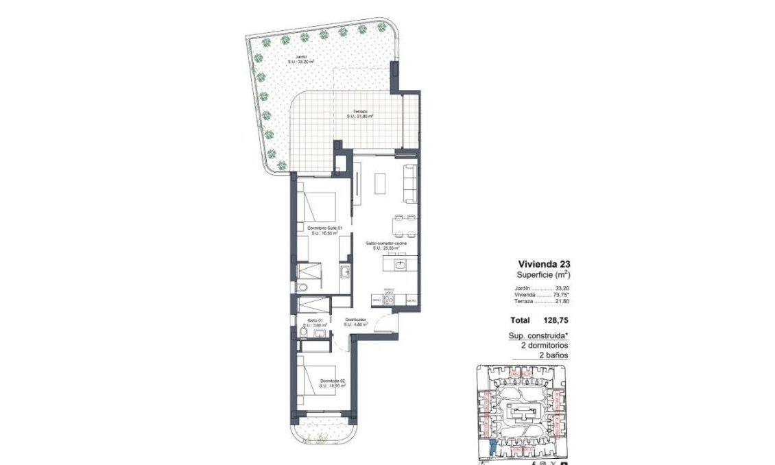 New Build - Bungalow -
Ciudad Quesada - Lo Marabú