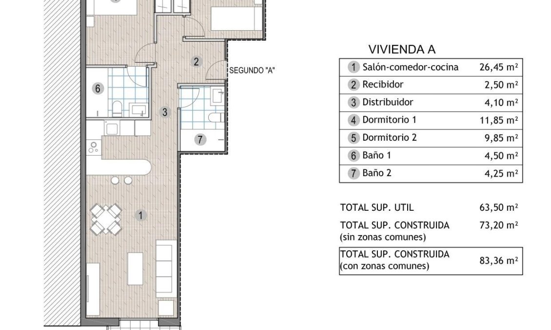 New Build - Penthouse -
Puerto de Mazarron - Playa del Puerto