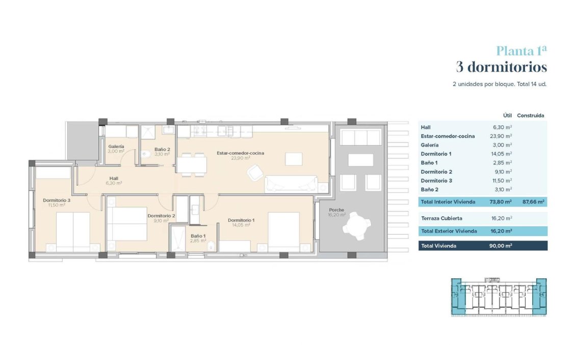 New Build - Apartment -
Vera - Vera Playa