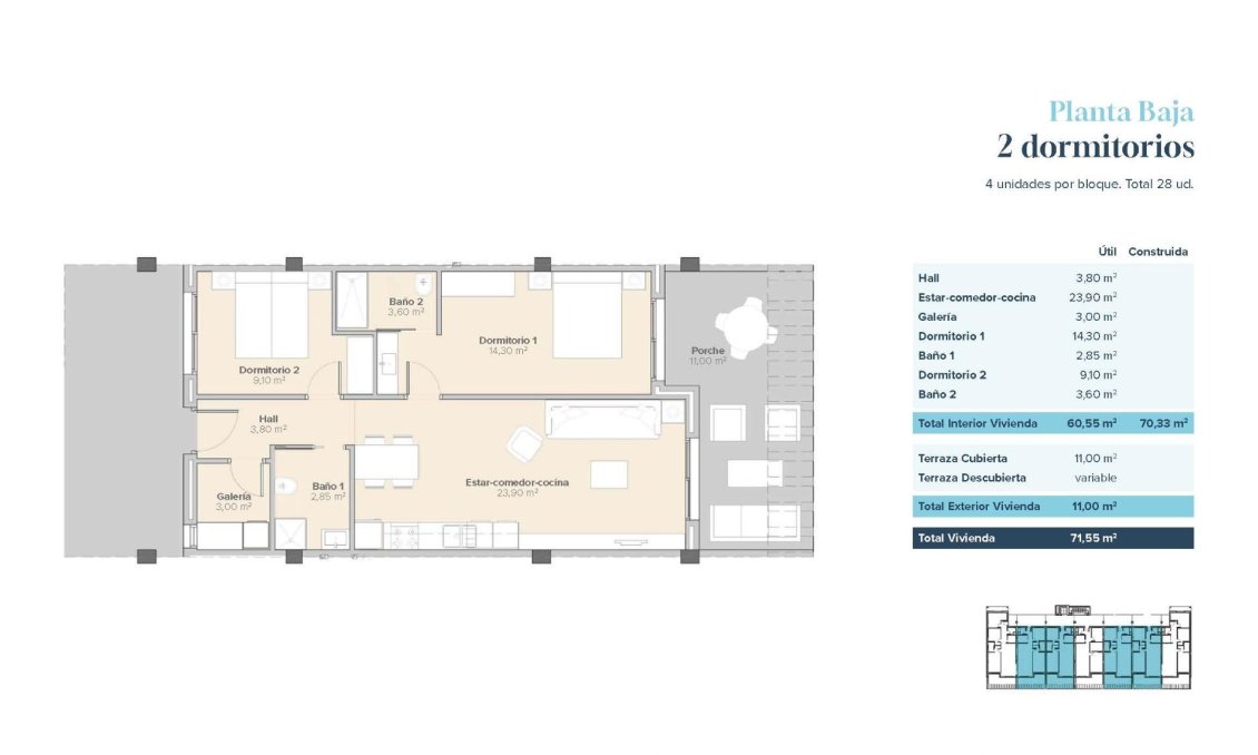 New Build - Apartment -
Vera - Vera Playa