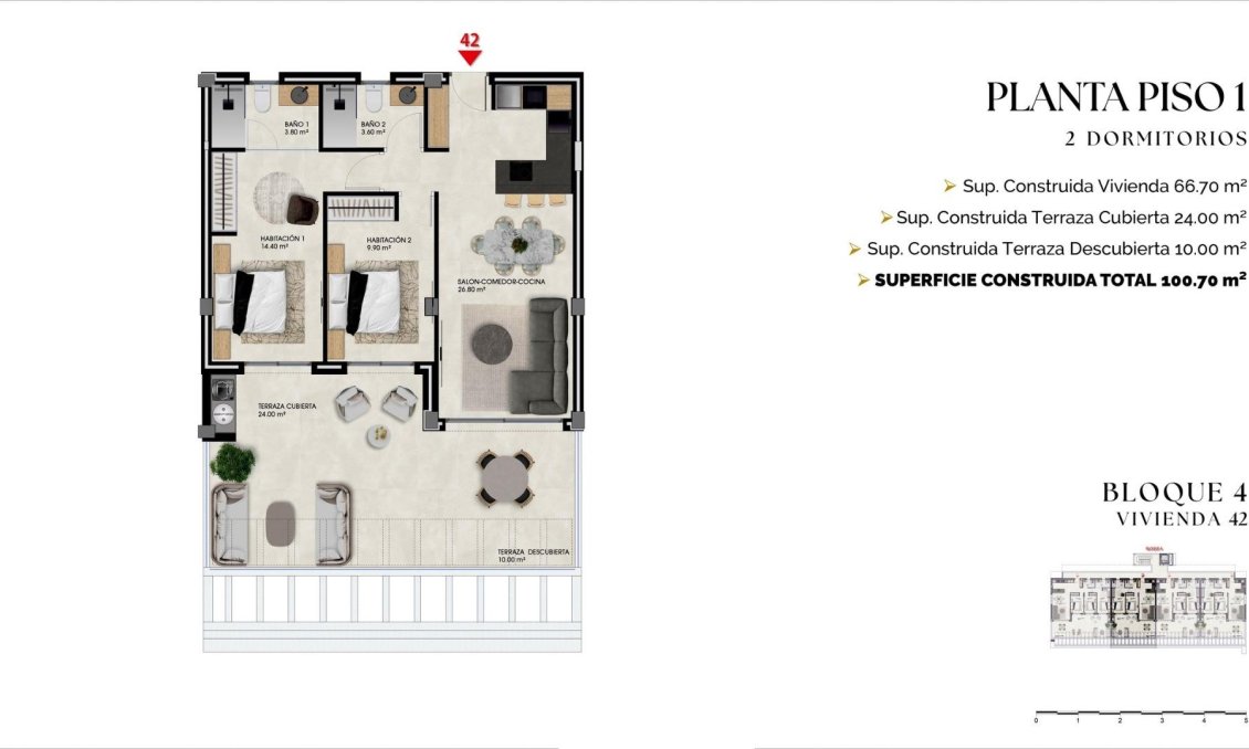 Új építésű - Apartman -
Finestrat - Balcón De Finestrat