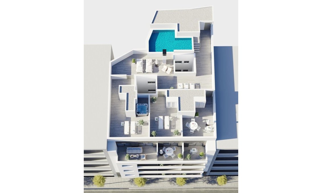 Nouvelle construction - Attique -
Torrevieja - Centro