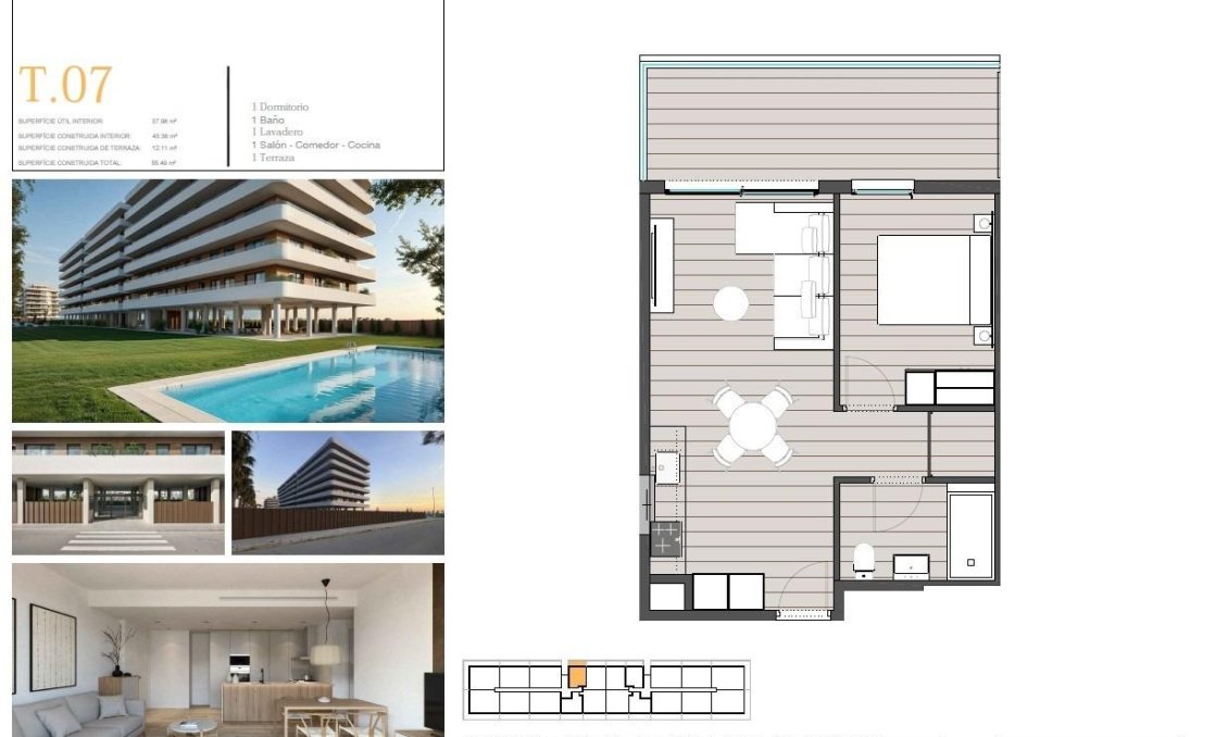 Obra nueva - Apartamento -
Moncofa - Playa de Moncofa