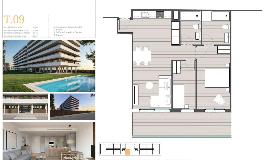 Obra nueva - Apartamento -
Moncofa - Playa de Moncofa
