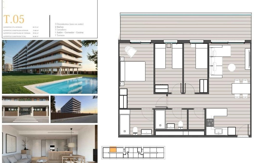Obra nueva - Apartamento -
Moncofa - Playa de Moncofa