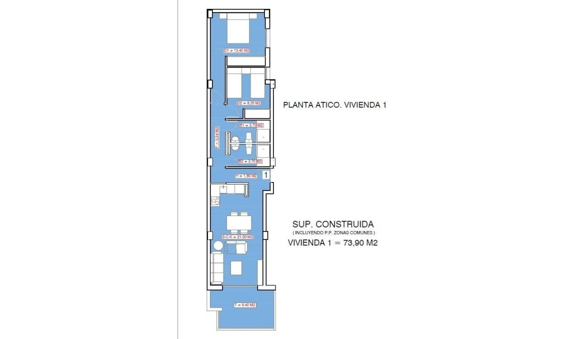 New Build - Penthouse -
Torrevieja - Playa El Acequión