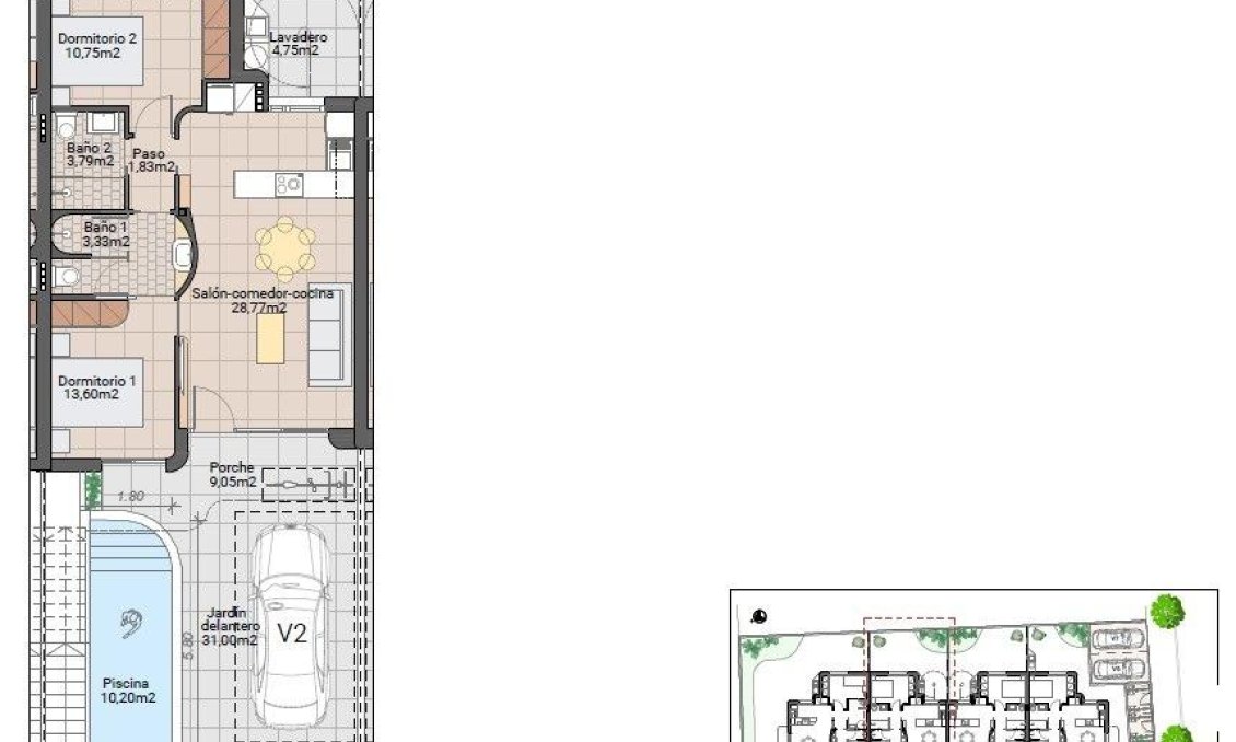 Nouvelle construction - Bungalow -
Pilar de la Horadada - pueblo