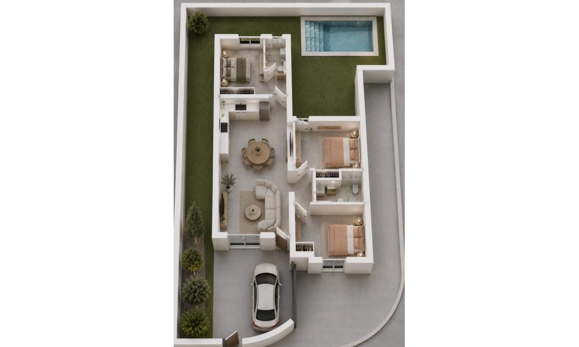 Obra nueva - Villa -
Mazarron - Country Club
