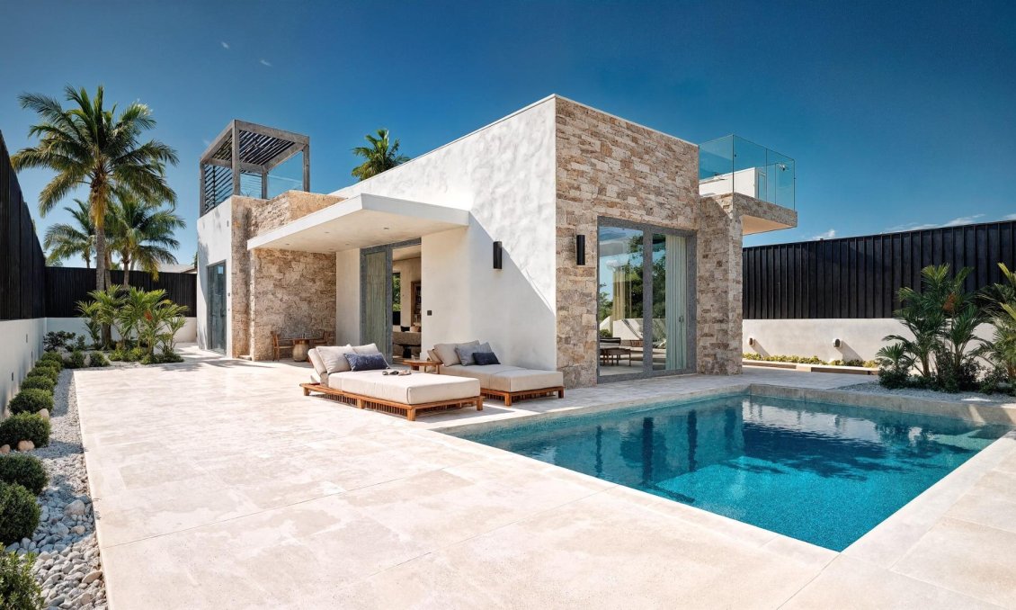 Obra nueva - Villa -
Los Alcazares - Torre del Rame