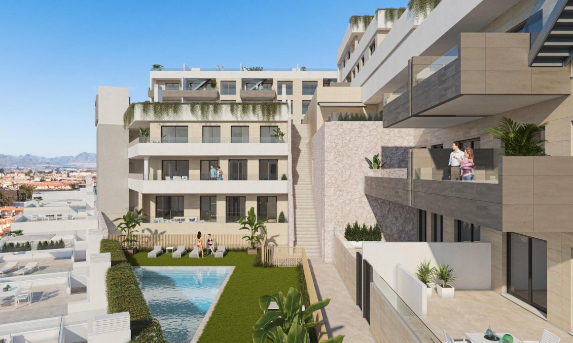 Obra nueva - Apartamento -
Aguilas - Playa del Hornillo