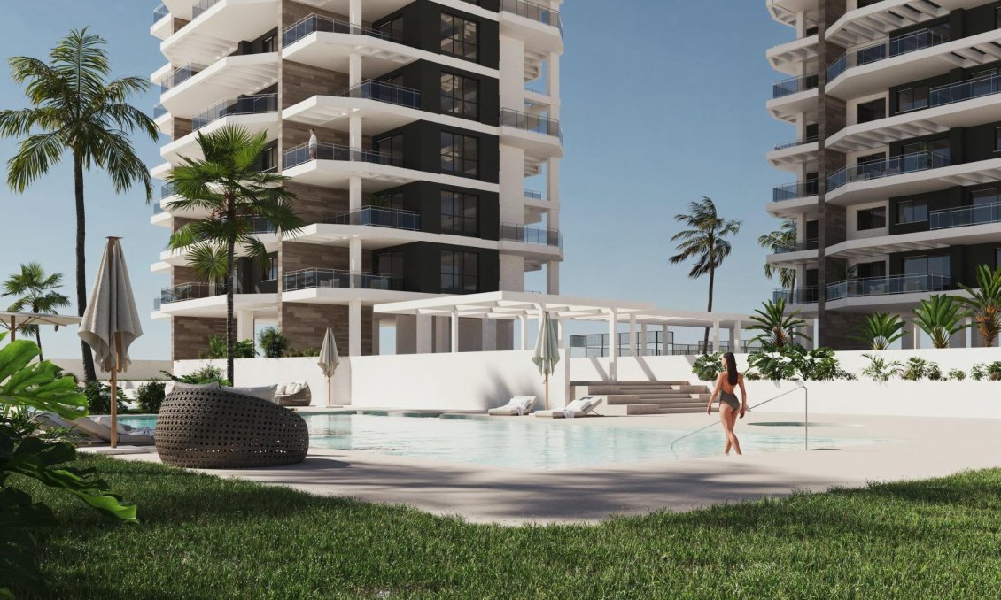 Új építésű - Tetőtéri lakás -
Calpe - Playa Arenal