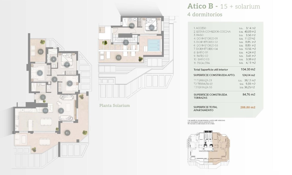 Új építésű - Tetőtéri lakás -
Calpe - Playa Arenal