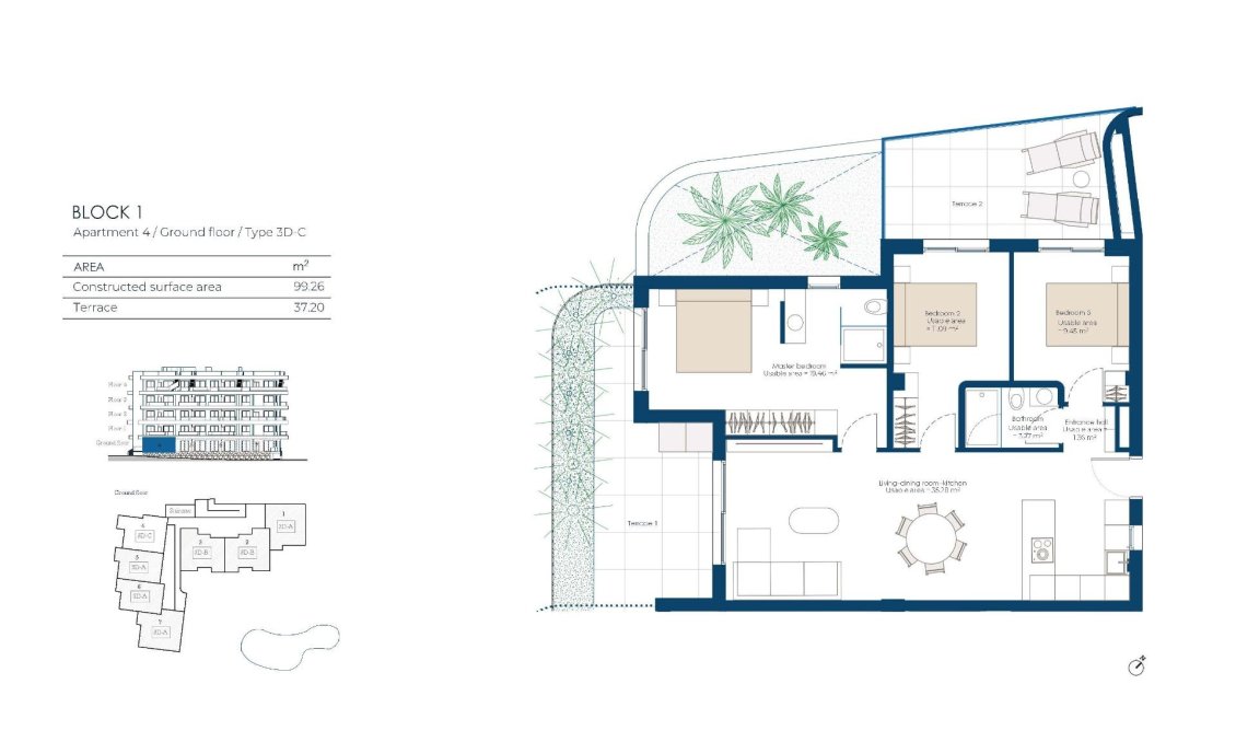 Obra nueva - Apartamento -
Baños y Mendigo - El Valle Golf