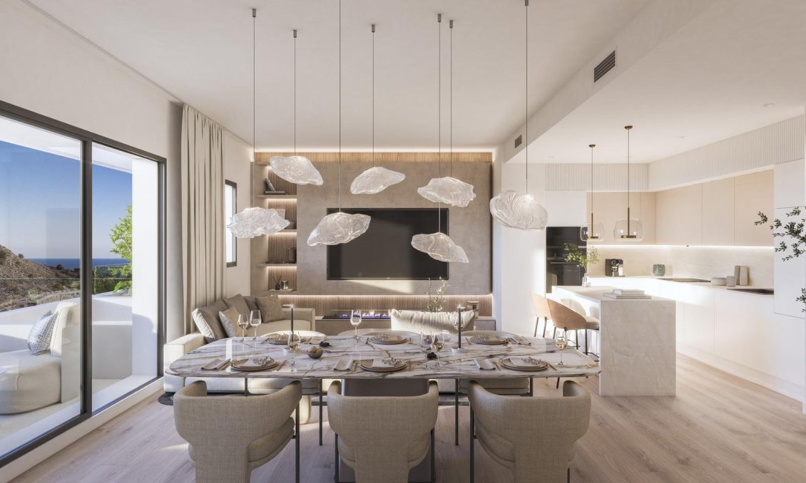 Obra nueva - Apartamento -
Villajoyosa - Playa del Torres