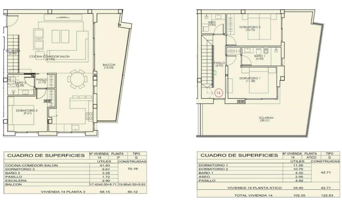 Használt Ingatlanok - Tetőtéri lakás -
Torrevieja - Paseo Maritimo