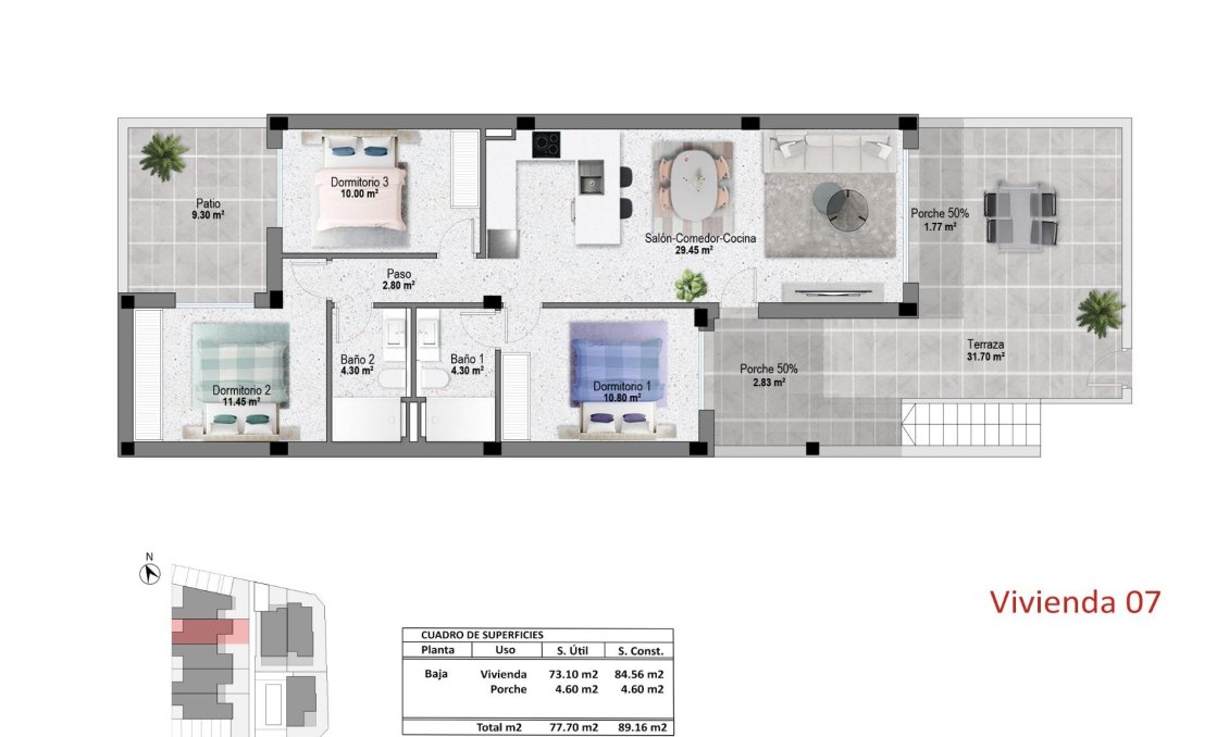 Nouvelle construction - Bungalow -
Pilar de la Horadada - pueblo