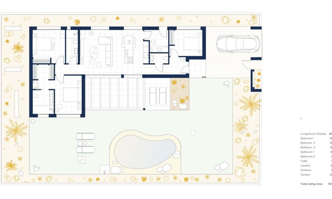 Obra nueva - Villa -
Baños y Mendigo - Altaona Golf