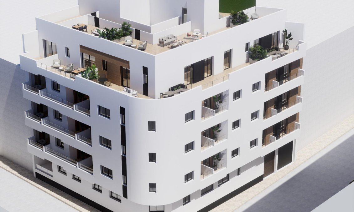 Új építésű - Tetőtéri lakás -
Torrevieja - pueblo