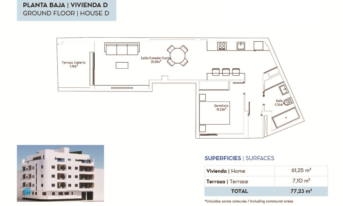 Obra nueva - Apartamento -
Torrevieja - pueblo