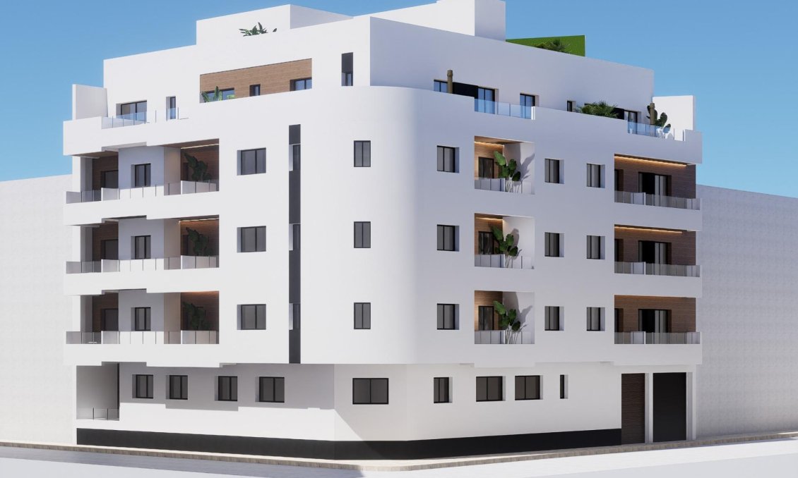 Obra nueva - Apartamento -
Torrevieja - pueblo